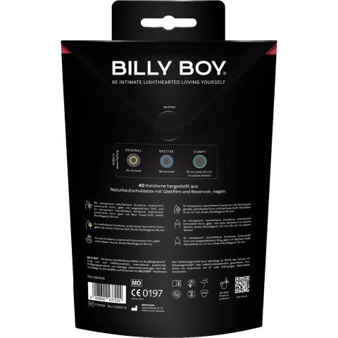 BILLY BOY, Prezervative Billy Boy All Pleasure 40 Buc, pasiune.ro