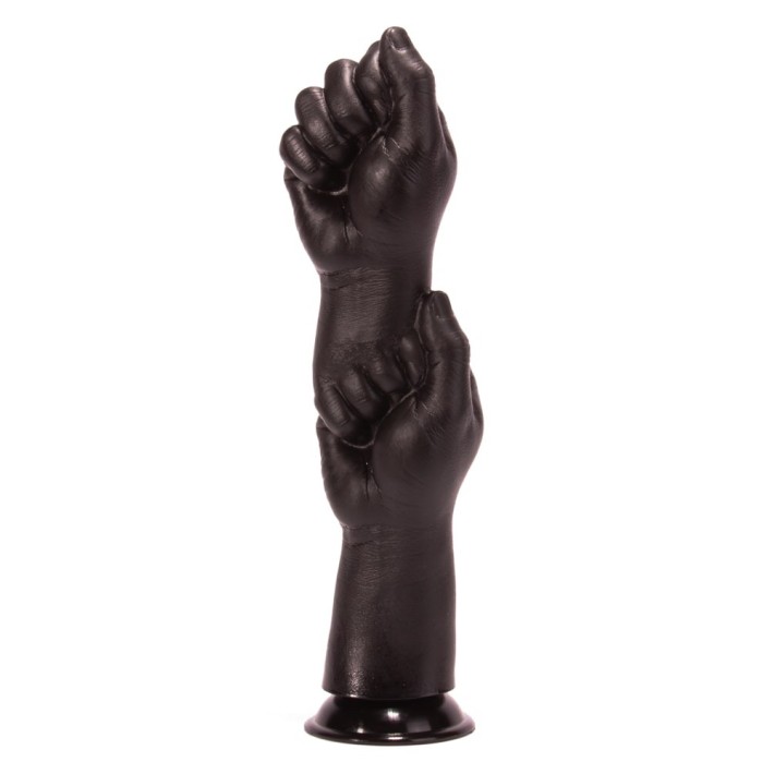 Dildo The Hand, Negru, 34 Cm