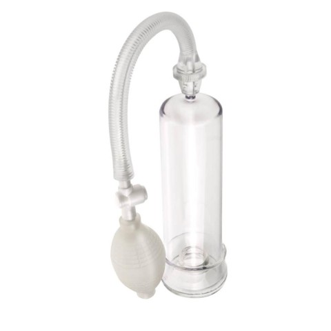 Pipedream - Pump Worx, Pompa Penis Pentru Incepatori Beginners Power Pump, Transparent, pasiune.ro