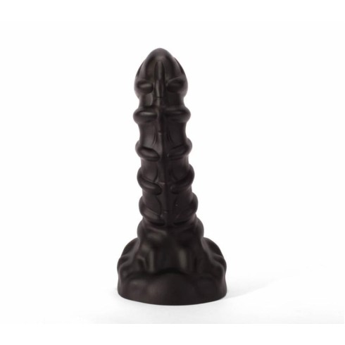 x-men, Dop Anal Monster Plug 3 S, Negru, 21 Cm, pasiune.ro