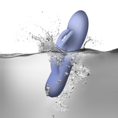 Vibrator Rabbit Sugarboo Blissful Boo, Bleu, 17 Cm