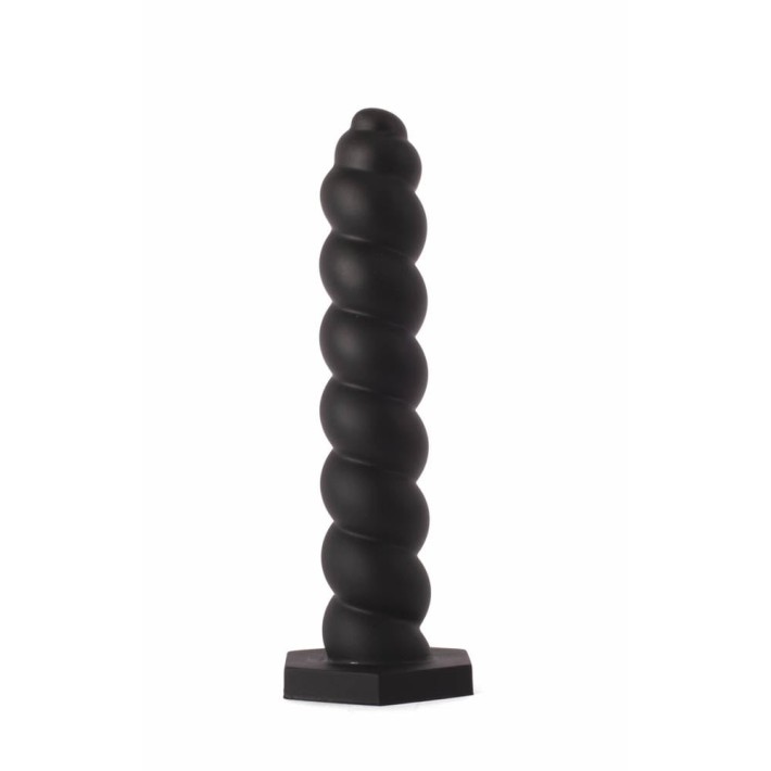 Dop Anal Extra Large Silicone S, Negru, 20 Cm