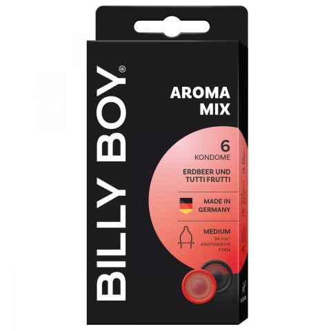 BILLY BOY, Prezervative Billy Boy Aroma Mix 6 Buc, pasiune.ro