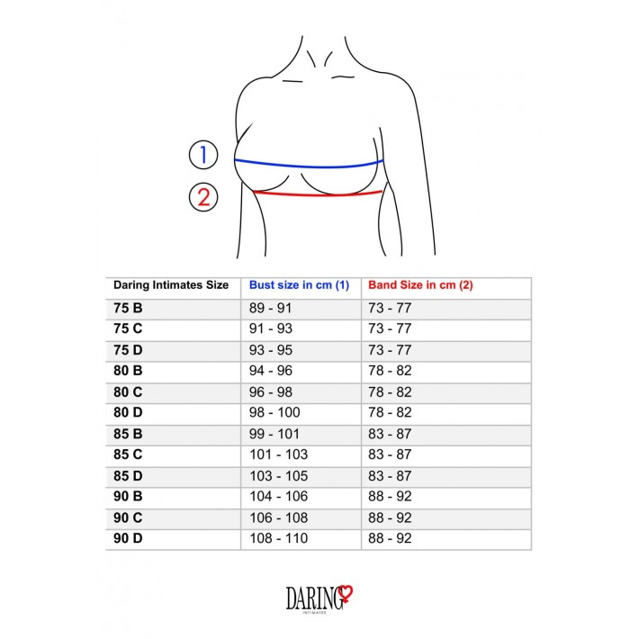 Sutien Cu Push-up Daring Intimates Racerback Negru 7