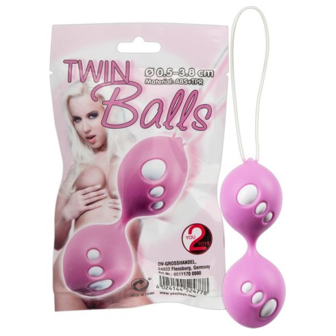 bile, Bile Vaginale Twin Balls, Roz, pasiune.ro