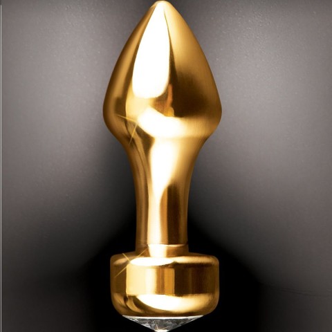 Fetish Fantasy, Dop Anal Mini Luv Plug, Auriu, 8 Cm, pasiune.ro