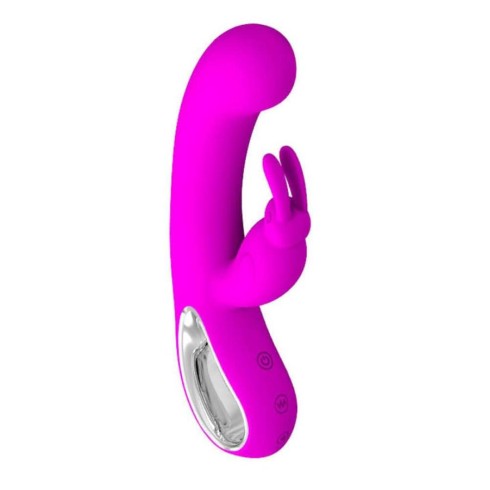 massager, Vibrator Rabbit Webb, Roz, 21 Cm, pasiune.ro