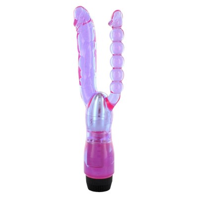 Vibrator Dublu Xcel Double Penetrating, Rosu