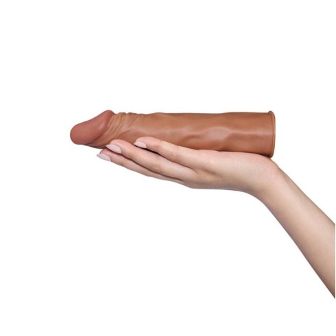manson, Extensie/manson Penis Pleasure X-tender, Natural, +5 Cm, pasiune.ro