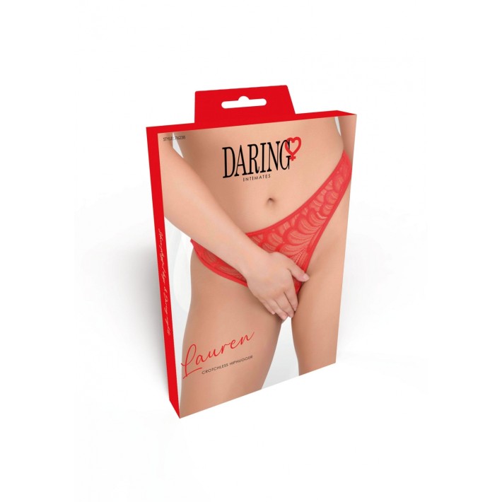 Chilot Cu Crapatura Daring Intimate Rosu 8