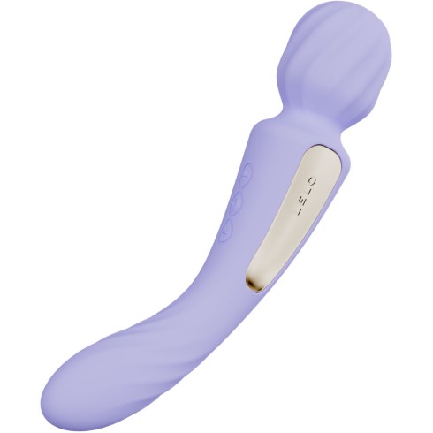 lelo, Vibrator Lelo Swich Wand Stimulare Dubla Liliac, pasiune.ro