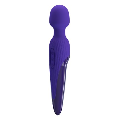 Vibrator Bagheta Cu Functie Incalzire Antony Youth, Indigo, 26 Cm