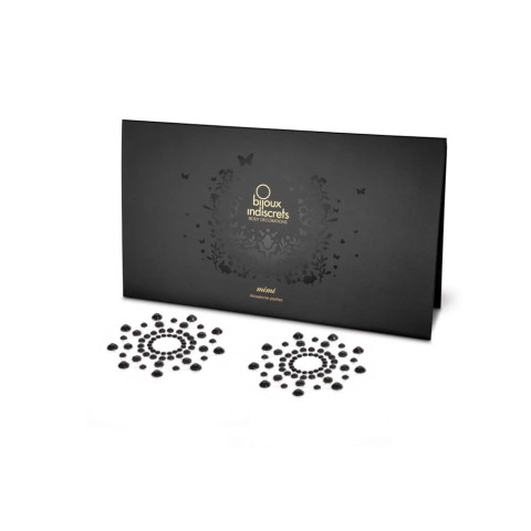 Accesorii Sexy, Bijuterii Intime Adezive Nipple Covers Mimi, Negru, pasiune.ro