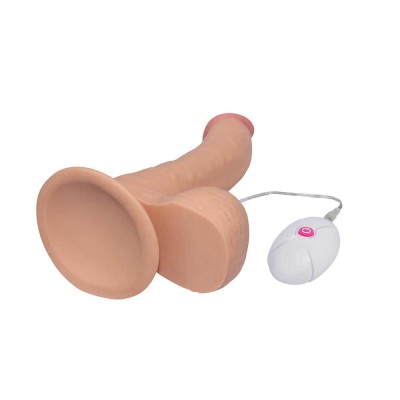 Vibrator Realistic The Ultra Soft Dude, Natural, 21 Cm