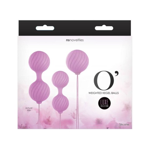 NS Toys, Bile Vaginale Luxe - O - Kegel Balls - Roz, pasiune.ro