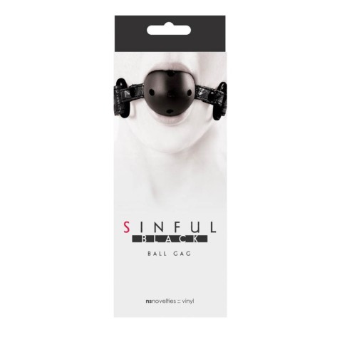Accesorii sexuale, Calus Cu Bila Sinful, Negru, pasiune.ro
