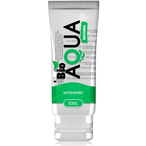 prezervative, Lubrifiant Cu Ingrediente Naturale Pe Baza De Apa Bioaqua 50 Ml, pasiune.ro