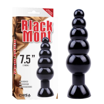 Dop Anal Large Anal Bead, Negru, 18.5 Cm