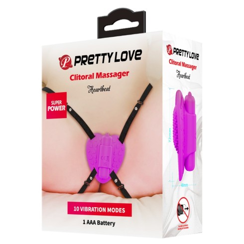 Degetar Cu Vibratii Heartbeat Clitoral Massager