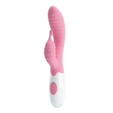 Vibratoare Rabbit, Vibrator Rabbit Hyman, Roz, 20 Cm, pasiune.ro
