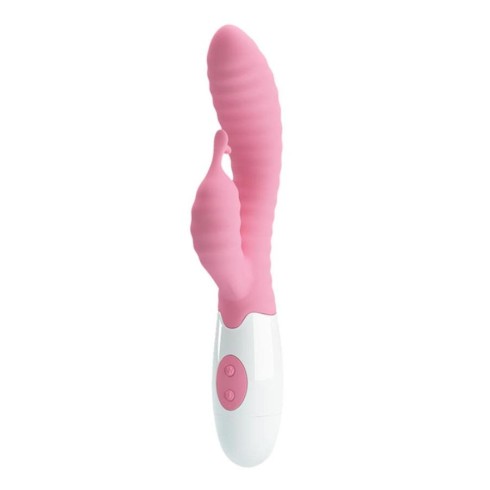 pretty, Vibrator Rabbit Hyman, Roz, 20 Cm, pasiune.ro