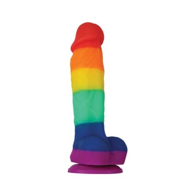 Dildo Curcubeu Colours Pride Edition, 17.5 Cm