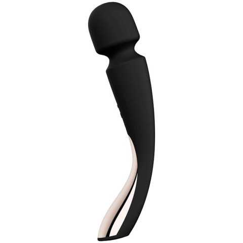 LELO, Vibrator Bagheta Smart Wand 2, Medium, Negru, pasiune.ro