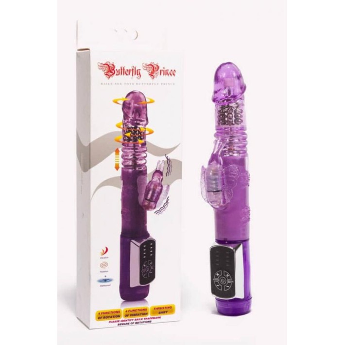 Vibrator Up And Down Butterfly Prince, Mov, 12 Cm