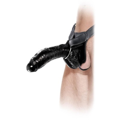 Strap-on/extensie Penis, Negru, 25 Cm