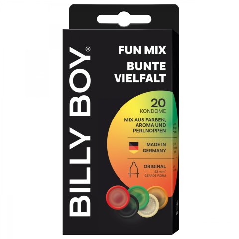 BILLY BOY, Prezervative Billy Boy Fun Mix 20 Buc, pasiune.ro