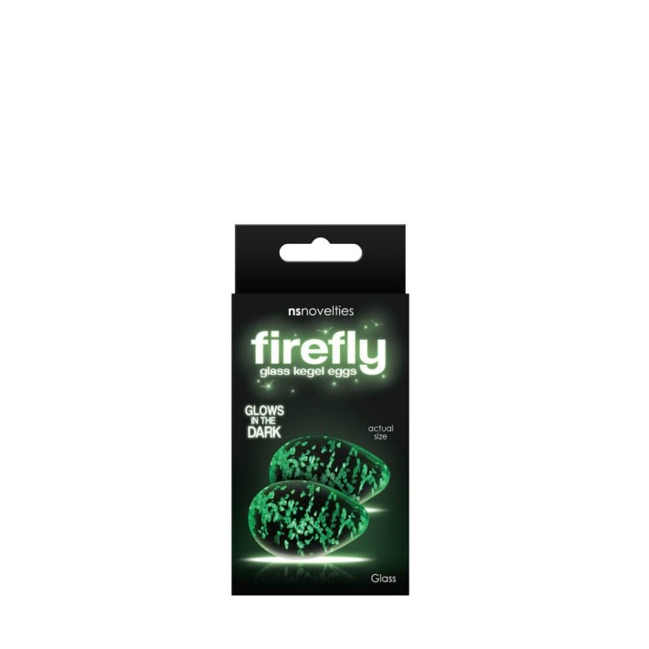 Bile Vaginale Forsforescente Firefly Glass - Kegel Eggs - Transparente