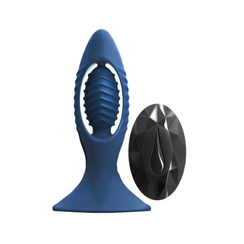 renegade, Vibrator Anal Renegade V2, Albastru, 11 Cm, pasiune.ro