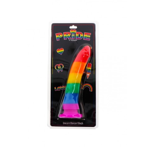 ToyJoy, Dildo Unicorn Dancer Curcubeu 21cm, pasiune.ro