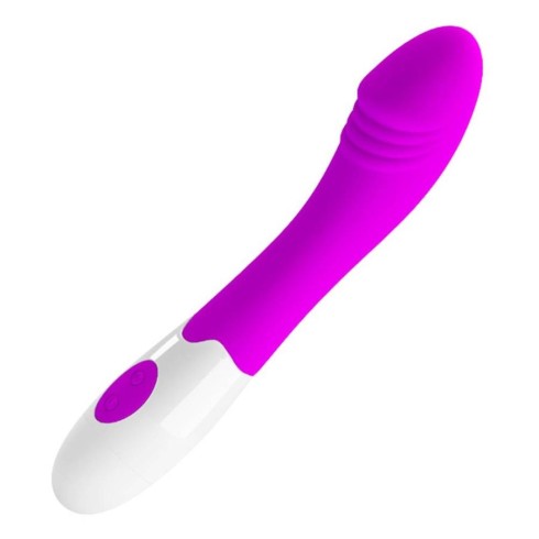 fustita, Vibrator Punctul G Elemental, Violet, 19 Cm, pasiune.ro