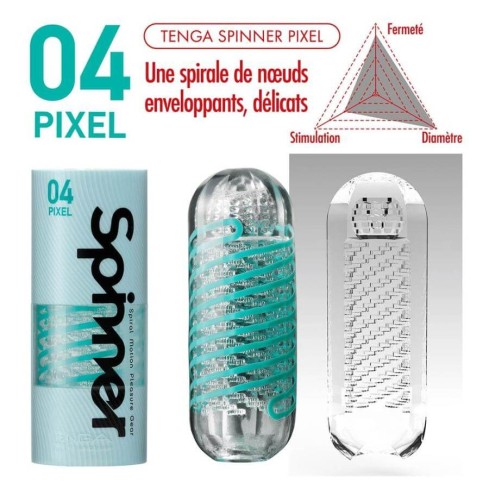tenga, Masturbator Rotativ Spinner 04 Pixel, pasiune.ro