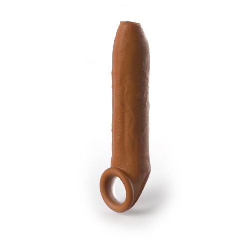 Pipedream - Fantasy X-tensions Elite, Extensie / Manson Penis Cu Inel Pentru Testicule Uncut Thicker, Bronz, 17.5 Cm, pasiune.ro