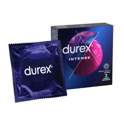 Prezervative Durex Intense Orgasmic, 3 Bucati