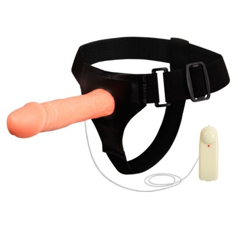 Baile, Strap-on/extensie Penis Cu Vibratii Ultra Passionate, Natural, 17 Cm, pasiune.ro