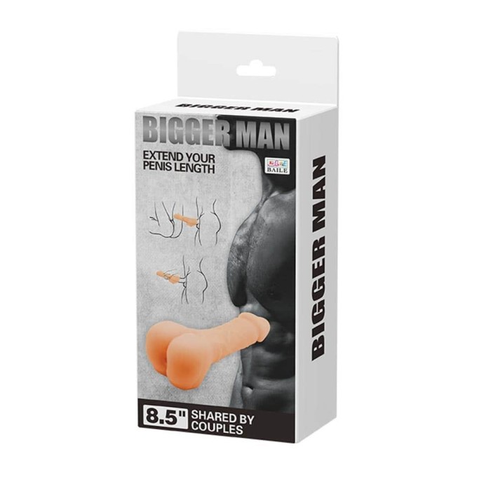 Manson Penis/masturbator Bigger Man, Natural, 21.5 Cm