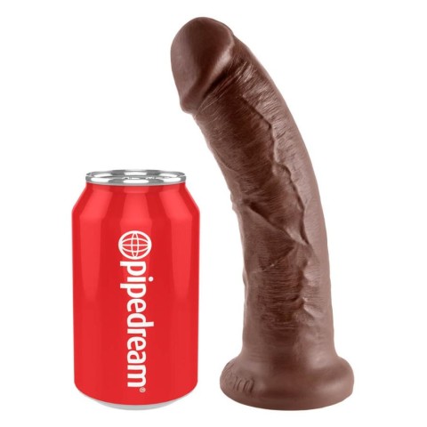 Pagina 3 - Dildouri Clasice, Dildo Clasic Cu Ventuza King Cock, Brun, 20 Cm, pasiune.ro