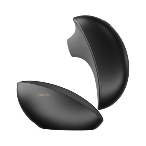 Svakom, Vibrator Clitoridian +app Pulse Galaxie, Negru, pasiune.ro