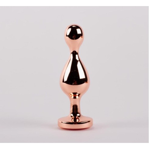 metalic, Dop Anal Cu Bijuterie Secret Shine Booty Call S Iv, Metalic, 10 Cm, pasiune.ro