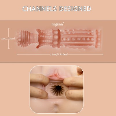 Masturbator Super-realistic Cu Vibratii Ethel 