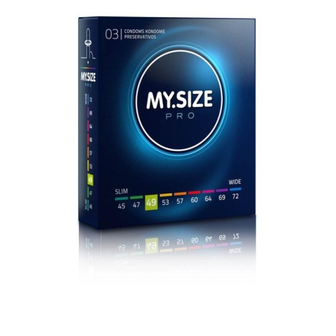 latex, Prezervative My Size Pro Diametru 49 Mm (3 Buc.), pasiune.ro