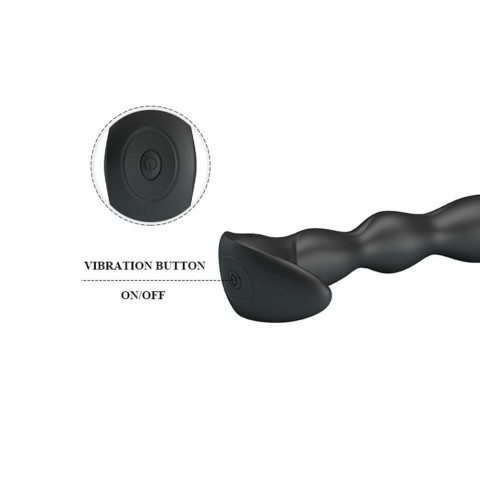 Vibratoare Anale, Dop Anal Cu Vibratii Special Anal Massager, Negru, 14.5 Cm, pasiune.ro