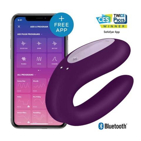 Vibratoare Speciale, Stimulator Dublu Double Joy (violet), pasiune.ro