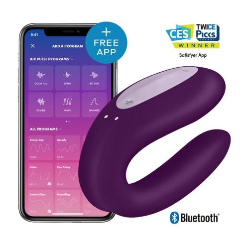 Stimulator Dublu Double Joy (Violet)