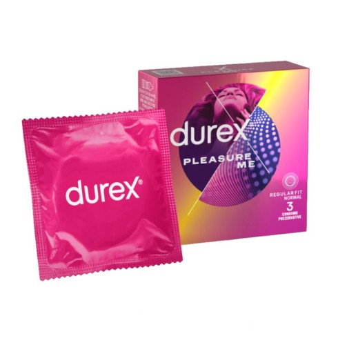 stripe, Prezervative Durex Pleasure Me, 3 Buc, pasiune.ro