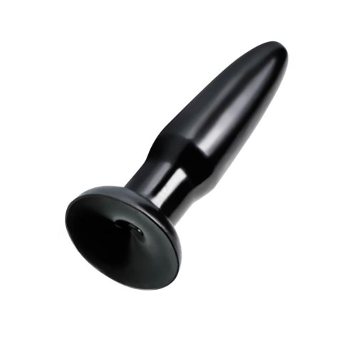pvc, Dop Anal Pentru Incepatori, Negru, 11 Cm, pasiune.ro