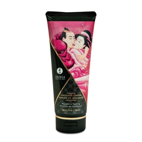 Shunga, Crema Pentru Masaj Raspberry Feeling, 200 Ml, pasiune.ro